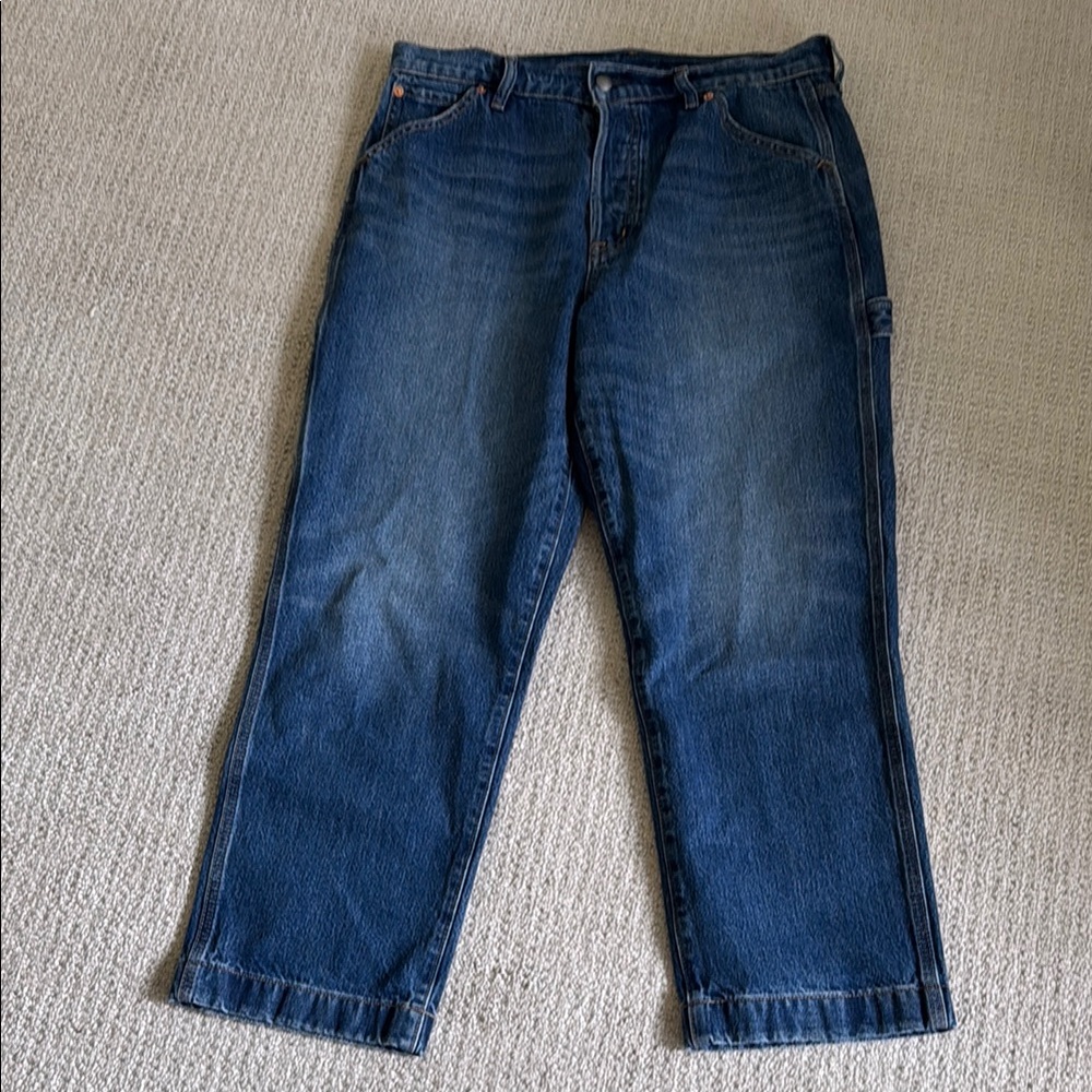 Gap carpenter cropped jeans. Sz 31, 12r
